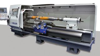 Für einen breiten Anwendungsbereich vom Werkzeugbau bis zur Kleinserienfertigung sind die zyklengesteuerten Präzisionsdrehmaschinen E30 und E80 konzipiert. (Bild: Weiler)