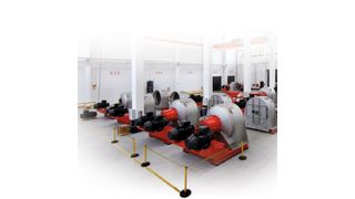 Noch werden die Siebschneckenzentrifugen im neuen Zentrifugen-Technologiezentrum in Mülheim an der Ruhr zusammengebaut, doch schon bald liefert Siebtechnik diese Maschinen zur Pottascheherstellung nach China. (Bild: Siebtechnik/Fotolia © anekoho)