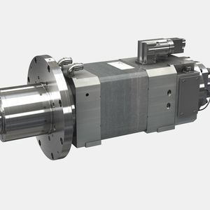 Die neu entwickelte, direktgetriebene Hybridspindel in Baugröße 80 erreicht Drehzahlen bis 24.000 min-1. Als wirtschaftliche Alternative zu indirekten Spindelantriebslösungen steht sie dem Anwendermarkt in Größe ab sofort zur Verfügung. 