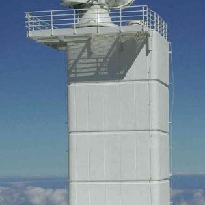 Das schwedische Solarteleskop (SST) auf La Palma.