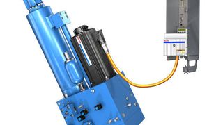 Autarke elektrohydraulische Servoachse (Bild: Bosch Rexroth)