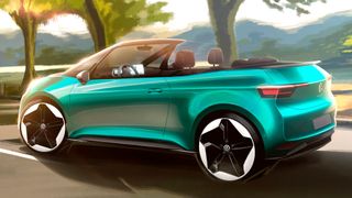 Noch nur eine Vision: ein offener VW ID 3. (Bild: Volkswagen)