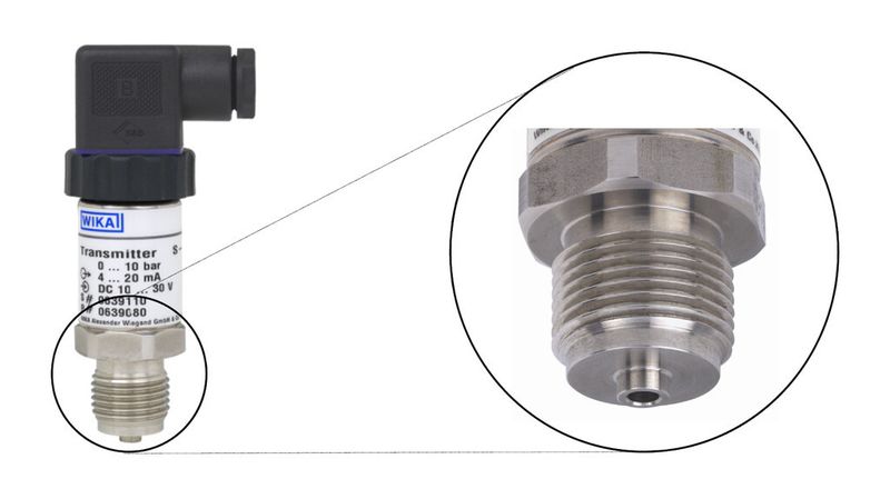 Konventionelle Drucktransmitter mit Druckkanal sind für Tanks und freistehende Behälter geeignet (WIKA S-10) (Bild: Wika)