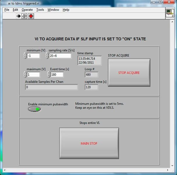 In LabVIEW wurde ein VI entwickelt, um die erfassten Daten auszuwerten. (National Instruments)