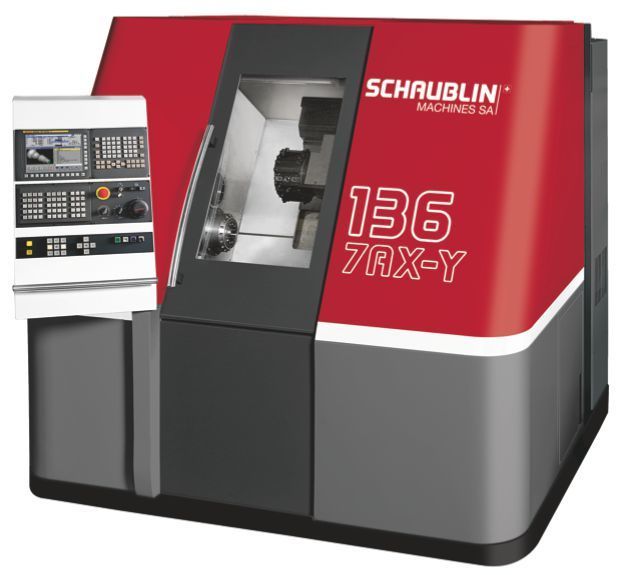 Tour de haute précision et de production, modèle Schaublin 136 7AX-Y. (Image: Schaublin Machines SA) (Archiv: Vogel Business Media)