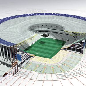 Rendering des Estadio Nacional de Brasilia