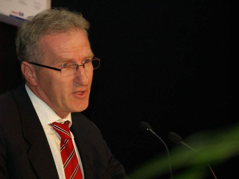 Einer von ihnen war Gerold Wucherpfennig, Thüringer Minister für Bau und Verkehr sowie Vorsitzender der Verkehrsministerkonferenz Deutschland. (Archiv: Vogel Business Media)