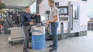 Kühlschmierstoffe automatisiert pflegen verlängert deren Nutzungsdauer und sorgt für wirtschaftliches Fertigen.  (Bild: Blaser)