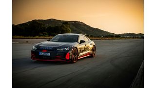 Im Frühjahr 2021 wird die Audi Sport GmbH den rund 650 PS starken RS E-Tron GT auf den Markt bringen. (Bild: AUDI)