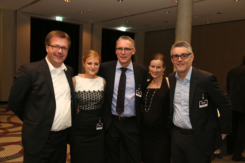 v. l.: Andreas Hansen, Boston, Julia Molzen, Buffalo, Stefan Tiefenthal, ACER, Claudia Schnurbus und Sven Rathjen, Western Digital (IT-BUSINESS)