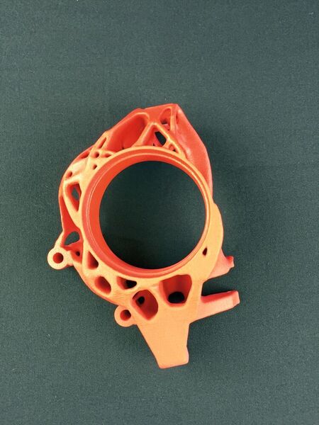 3D-gedrucktes Modell (Voxeljet) für den Feinguss.  (Altair)