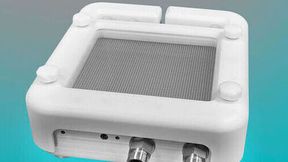 Compact in design, and requiring no input power, the Coldchip is optimized for use with the Uniqsis Flowsyn and Flowlab range of flow reactors as well as standalone pumps. (Source: Uniqsis)