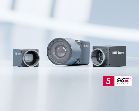 Baumer zeigt auf der Vision 2026 die Vielseitigkeit der 5 GigE Kameras.(Bild:  Baumer)