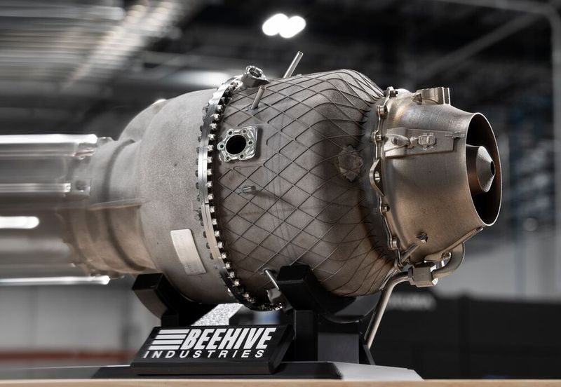 EOS can rejoice, as the demand for engine systems from its customer Beehive Industries (one is seen in the picture) from the USA is rising as a result of global crises. Now there has been a nice order for 3D printers ...(Source:  N. Leach-Proffer)