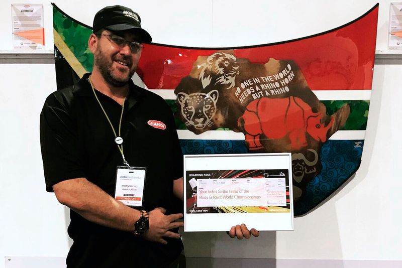 Etienne Dutoit, gewann beim Wettbewerb auf der Automechanika in Johannesburg. (Bild: Messe Frankfurt)