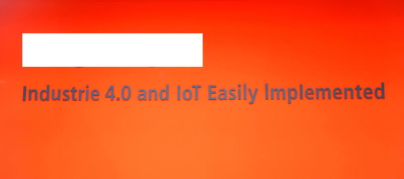 SINDEX 2016, un slogan actuel et presque futuriste : «Industrie 4.0 and IoT Easily Implemented». L'internet des objets est prix en compte cehz ce fournisseur. (JR Gonthier)