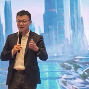 „We will be part of the European Community“, sagte Charlie Zhang, Vize-Geschäftsführer von Chery Automobile, bei einer Begrüßungsrede in Wuhu.(Bild:  SP-X/Mario Hommen)