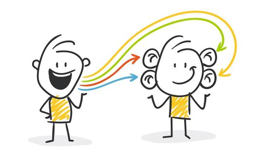 Das Vier-Ohren-Modell kann Führungskräften und Teams helfen, Missverständnisse im Betrieb zu vermeiden und klarer zu kommunizieren.(Bild: ©  strichfiguren.de - stock.adobe.com)