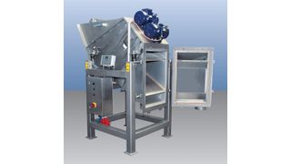 Mogensen Sizer SZ 0534 mit schwenkbarer Auslaufhaube (Bild: Mogensen)