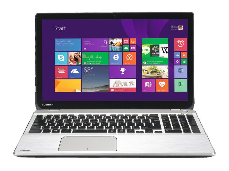 Eine weitere IFA-Neuheit von Toshiba: Das 17,3-Zoll-Notebook Satellite P50t-B verfügt über ein 4K-Touch-Display. (Bild:Toshiba)