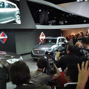 Ziemlich voll war es am Borgward-Stand auf der IAA, als der Autobauer den BX7 vorstellte.(Foto:  Wehner)