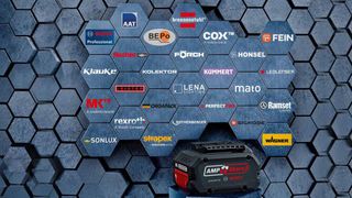 Bosch, Fein und Rothenberger vereinbaren einen gemeinsamen Akku-Standard, den sie „Ampshare – powered by Bosch“ nennen. (Bild: Bosch)