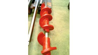 Die Montage der Schnecke ist dank standardisierter Bauteile einfach und schnell. (Bild: Exventys)