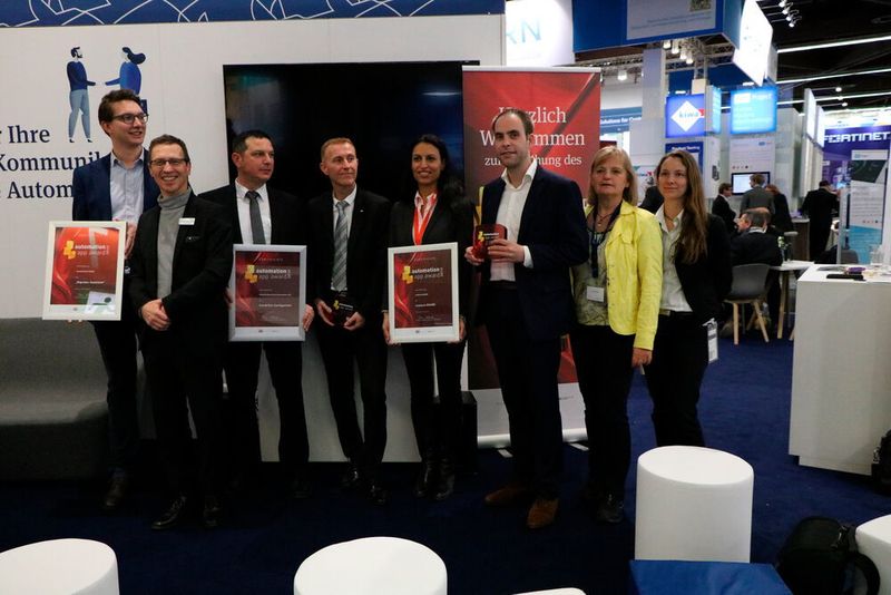 Gewonnen haben die Oculavis GmbH (Platz 1) mit der App Oculavis Share, die Connectavo GmbH (Platz 2) mit dem Digitalen Assistenten für die Instandhaltung und die Stäubli Electrical Connectors AG (Platz 3) mit dem Combitac Configurator.  (K.Juschkat/elektrotechnik/konstruktionspraxis)