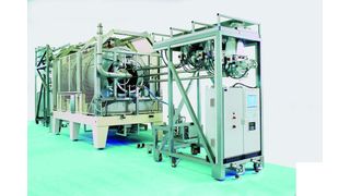 Für Reinigungen und Inspektionen lässt sich das Dosiersystem ausfahren. (Bilder: Driam) (Archiv: Vogel Business Media)