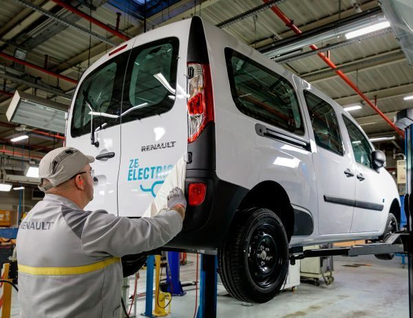 Fertigung des Kangoo Z.E. im Werk Maubeuge (Renault)
