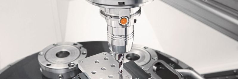 Der smarte Werkzeughalter Itendo2 von Schunk liefert Echtzeitdaten direkt vom Werkzeug und erkennt frühzeitig Verschleiß.(Bild:  Schunk GmbH & Co. KG)