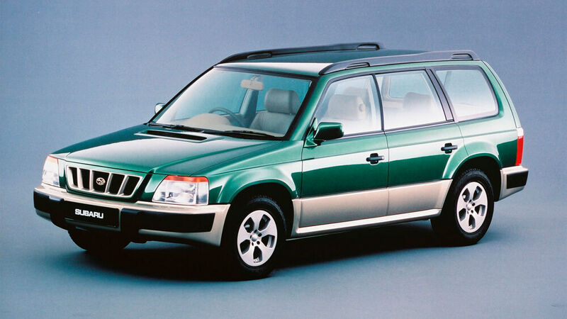 Große Dinge kündigten sich auf der IAA 1995 an. Mit dem Streega zeigte Subaru ein aus heutiger Sicht eher unauffälliges Fahrzeug, hinter dem sich fast schon die Serienversion des Subaru Foresters verbarg. (Subaru)