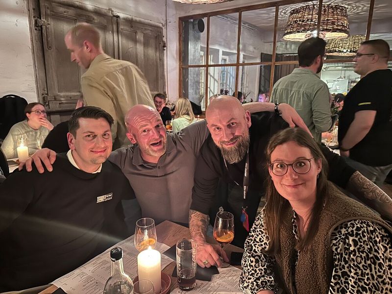 Das Office Partner Team (v. l.) Denis Alijagic, Patric Wienen, Christian Fettke u. Maike Hirsekorn. (Bild: Vogel IT-Medien GmbH)