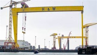 Bei Harland & Wolff stehen die Zeichen auf Orkan. Denn die Werft, in der auch die Titanic gebaut wurde, konnte seit der ersten Insolvenz vor fünf Jahren nicht gerettet werden, wie die dpa erfahren hat ... (Bild: H&W)