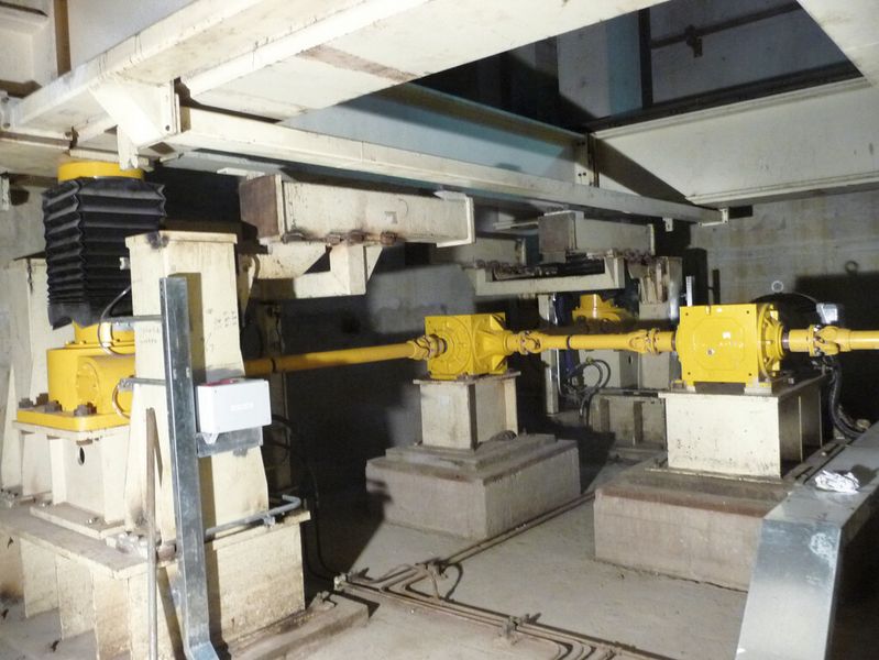 Der Antriebsstrang der Hubanlage von Pfaff-Silberblau. (Bild: Columbus McKinnon Engineered Products)