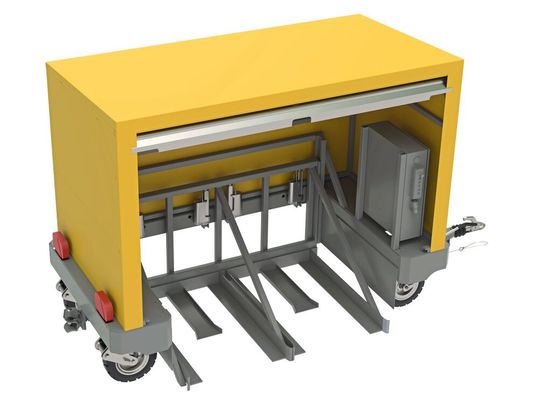Jung kommt mit dem JDC 20 nach Stuttgart – einem Routenzug speziell für den Außeneinsatz.(Bild:  Jung)