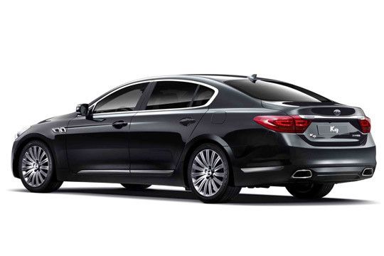 Die Limousine soll Modellen wie dem Audi A8, dem BMW 7er oder der Mercedes S-Klasse Konkurrenz machen.  (Foto: Kia)