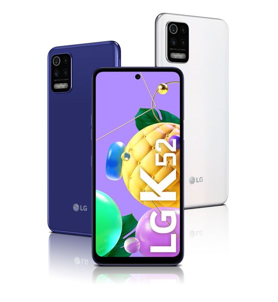 Das LG K52 kommt in den Farben Weiß und Blau.  (LG)