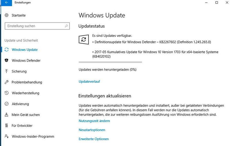 Nach der Installation von Windows 10 sollten die neusten Updates installiert werden. (Th. Joos)