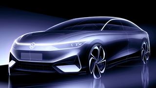 Vor der Enthülllung am 27. Juni hat VW erste Skizzen des ID Aero veröffentlicht. (Bild: Volkswagen)