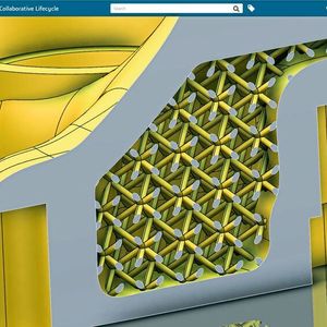 Mithilfe der additiven Fertigung und der entsprechenden Software lassen sich jetzt auch hochkomplexe Geometrien realisieren, die sich an der Natur orientieren, zum Beispiel solche Gitterstrukturen.