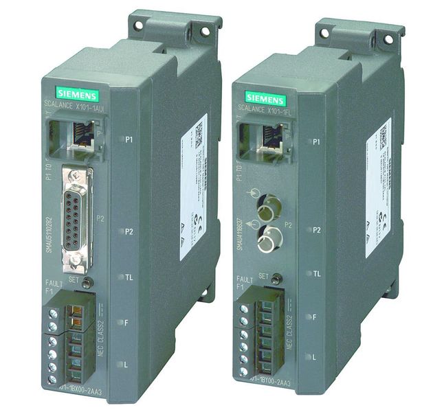 Bild 3: Für die Anbindung von elektrischen oder optischen Sinec-H1-Netzwerken stehen zwei Medienkonverter zur Verfügung.  Bild: Siemens (Archiv: Vogel Business Media)