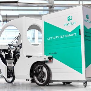 Das Movr3 von Rytle ist als Pedelec zugelassen und zugleich als Lieferwagenersatz nutzbar.(Bild:  Rytle)