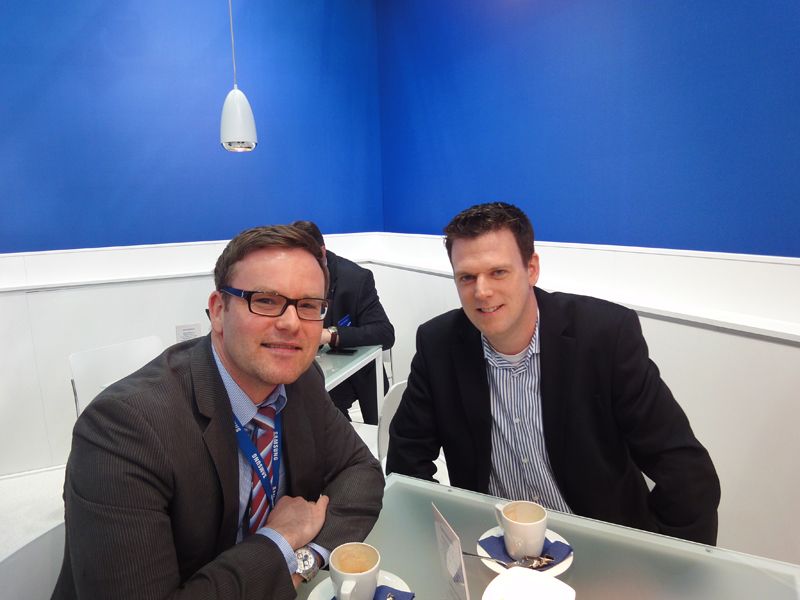 Thomas Pollum, Samsung, und Christoph Elend, ActionIT (Archiv: Vogel Business Media)