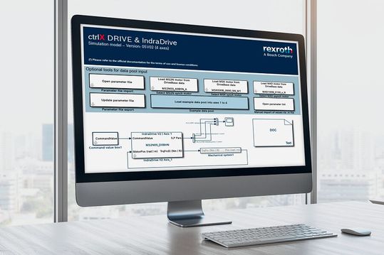 Digitalisierungs-Kooperation! Bosch Rexroth und Mathworks arbeiten nun zusammen, um Simulation und Automatisierung zu kombinieren. Was das soll, verrät folgender Beitrag ...(Bild:  Bosch Rexroth)