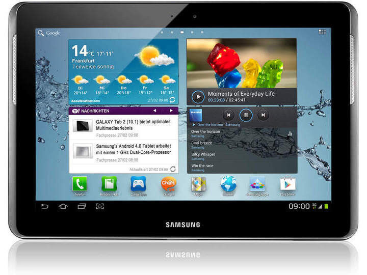 In den USA ist das strittige Modell sowie schon weitgehend abgelöst – der neue Renner heißt Samsung Galaxy Tab 2 10.1. (Archiv: Vogel Business Media)