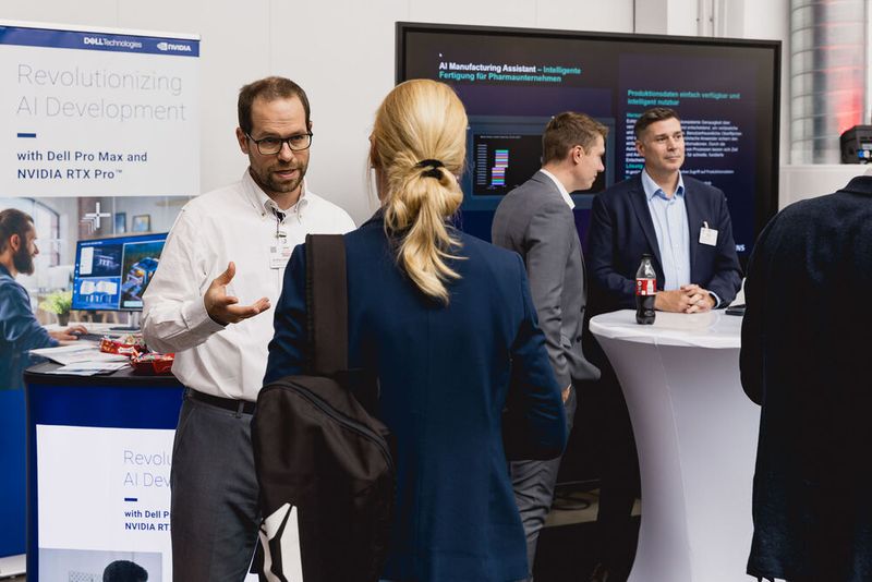 Etwas aus dem Schema der anwesenden Unternehmen – aber keinesfalls nebensächlich – bereichert Dell Technologies den Kongress und die Ausstellung. (Bild: Stefan Bausewein)