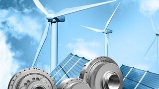 Nabtesco präsentierte auf der Automatica 2010 unter anderem Getriebe für die Windkraftindustrie. Bild: Nabtesco (Archiv: Vogel Business Media)