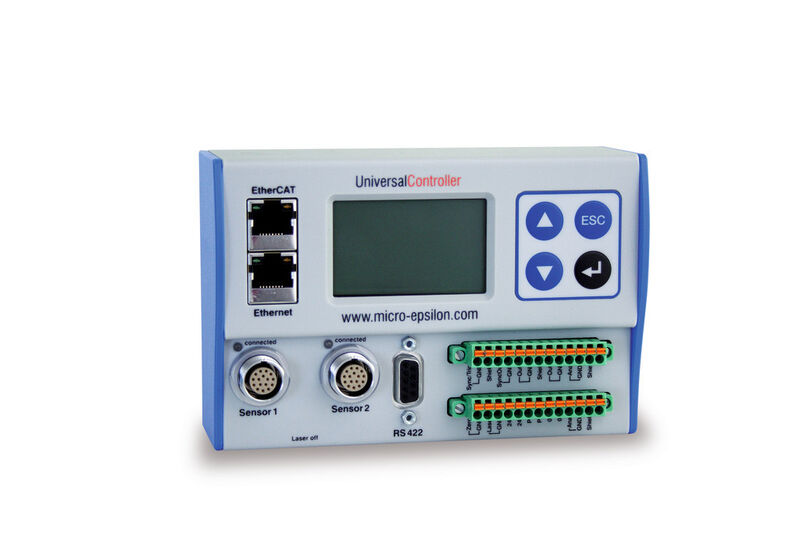 Universal-Controller CSP 2008 bearbeitet bis zu 6 Sensorensignalen und kann leicht in das vorhandene System integriert werden. (Micro-Epsilon)