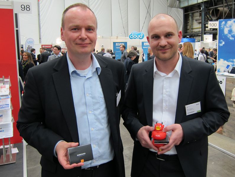 v. l. Mike-Alexander Bischoff und Marc Käßner, ALSO		 (IT-BUSINESS)